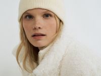 Вязаная шапка, Бежевый