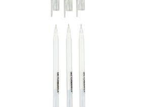 Набор ручек гелевых Sketchmarker Gel Белые 0,6 мм 3 штуки в картонной упаковке