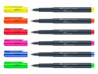 Маркер для декорирования Faber-Castell "Neon" 1,5 мм, пулевидный, ярко-розовый