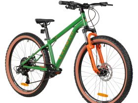 Подростковый велосипед Foxx Caiman 24 JR, год 2026, цвет Черный, ростовка 12