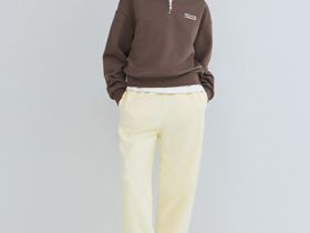 Джоггеры из мягкого трикотажа, Желтый