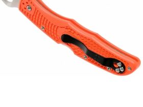 Складной нож Spyderco Endura 4 сталь VG-10, рукоять FRN оранжевая