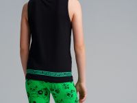 Комплект трикотажный для девочек: фуфайка (футболка), майка