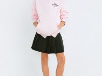 Худи с принтом для девочек, Розовый