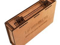 Деревянная шкатулка для хранения 6-ти брусков, 200 мм