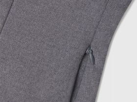 Приталенный жилет для девочек, Серый