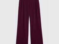 Широкие брюки с эластичным поясом, Фиолетовый