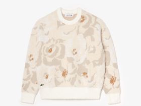 Женский трикотажный свитер Lacoste Floral