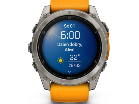 Смарт-часы Garmin Fenix 8 51mm Amoled Sapphire Titanium (Orange/Graphite) (010-02905-11)