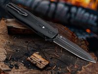 Нож складной Ruike P188-B, сталь D2, рукоять G10, черный