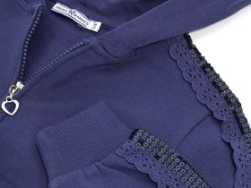 Толстовка на молнии для девочки