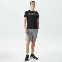 Мужские шорты Lacoste из смеси хлопка и льна
