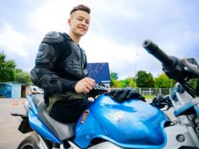 Урок езды на мотоцикле
