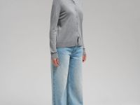 Кардиган прямого кроя с шерстью