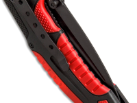 Складной нож Boker Plus Savior 1 , сталь Sandvik™ 12С27, рукоять термопластик FRP, чёрно-красный