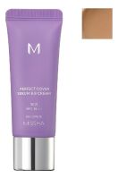 Тональный крем с антивозрастной сывороткой M Perfect Cover Serum BB Cream SPF50+ PA++++ 20мл: 27 Honey Beige