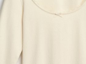 Лонгслив пижамный из трикотажа пуантель, Желтый