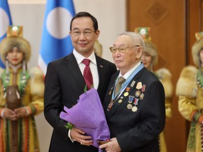 Иван Спиридонов получил орден Якутии «Полярная звезда»