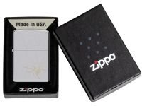 Зажигалка ZIPPO Spider Design с покрытием High Polish Chrome, латунь/сталь, серебристая, 38x13x57 мм