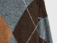 Джемпер с узором, Серый