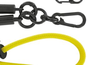 Шнурок Krutoff Нейлон для телефона и ключей 0,3 м Жёлтый