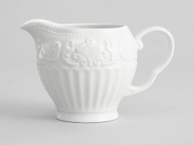 Молочник Emboss White