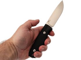 Нож Hot Knife Hoot, сталь D2, рукоять G10, черный