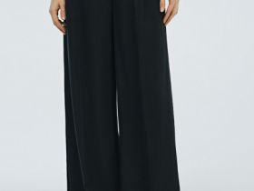 Широкие брюки со стрелками, Черный