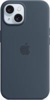Клип-кейс Apple Silicone с MagSafe для Apple iPhone 15 Тёмно-синий