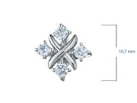 Классическая подвеска из серебра э0612пд07191300_white