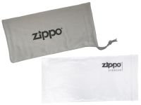 Очки солнцезащитные ZIPPO, унисекс, серебристые, оправа из меди, серые линзы