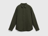 Рубашка изо льна, Зеленый