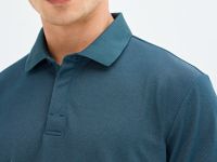 Поло из шелковистого пике, Зеленый