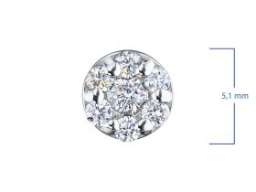 Подвеска из белого золота э4712пд04152800