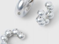 Серьги-каффы, Серебряный