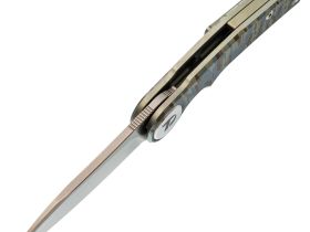 Складной нож Dr.Tech D9618C, сталь M390, рукоять титан, камуфляж