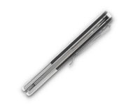 Складной нож Queen Cutlery Large Sheepsfoot Barlow, сталь M390, рукоять карбон, черный