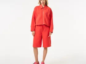 Женские длинные шорты Lacoste