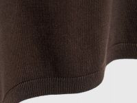 Базовый джемпер с коротким рукавом, Коричневый