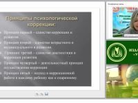 Психокоррекционная работа с детьми дошкольного и младшего школьного возраста