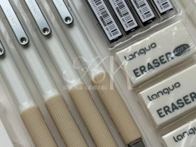 Набор 11 предметов Languo, (карандаши мех.0,5 мм, грифели, ластики)