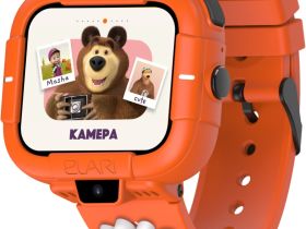 Умные часы Elari KidPhone «Маша и Медведь» Оранжевые