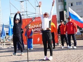 Первую утреннюю зарядку нового сезона провели в Якутске