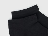 Короткие носки с поддержкой стопы, Черный