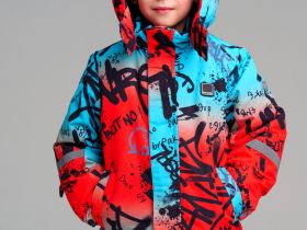 Куртка текстильная с полиуретановым покрытием для мальчиков