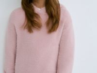 Худи с пушистым эффектом для девочек, Розовый