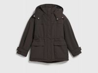 Куртка-парка с капюшоном, Коричневый