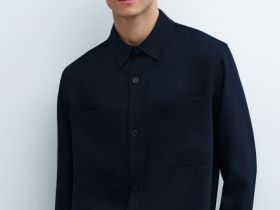 Рубашка из лиоцелла, Черный