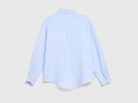 Рубашка из муслина для девочек, Голубой