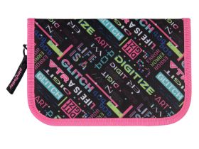 Пенал текстильный с наполнением для девочек